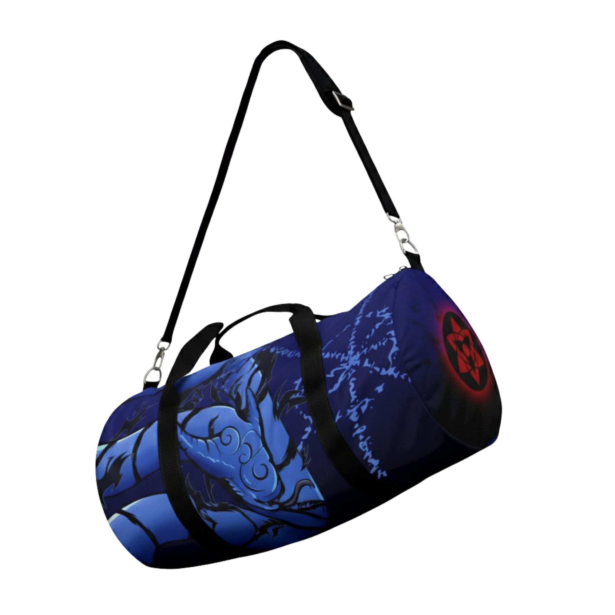 Anime Gym Bag for Women Men - Large Capacity Waterproof Workout Fitness Travel Sports Bags Fashion Street Camping ExpandaCLe Carry On Duffle Bag For Couple (Red Tachi) PTY