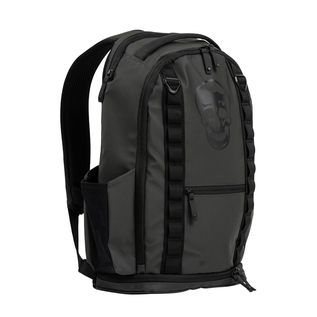 Gymreapers Gravestone 21L Backpack Travel Gym Bag Water-Resistant Lightweight Laptop Sleeve Carry On Luggage for Men & Women (Onyx)
