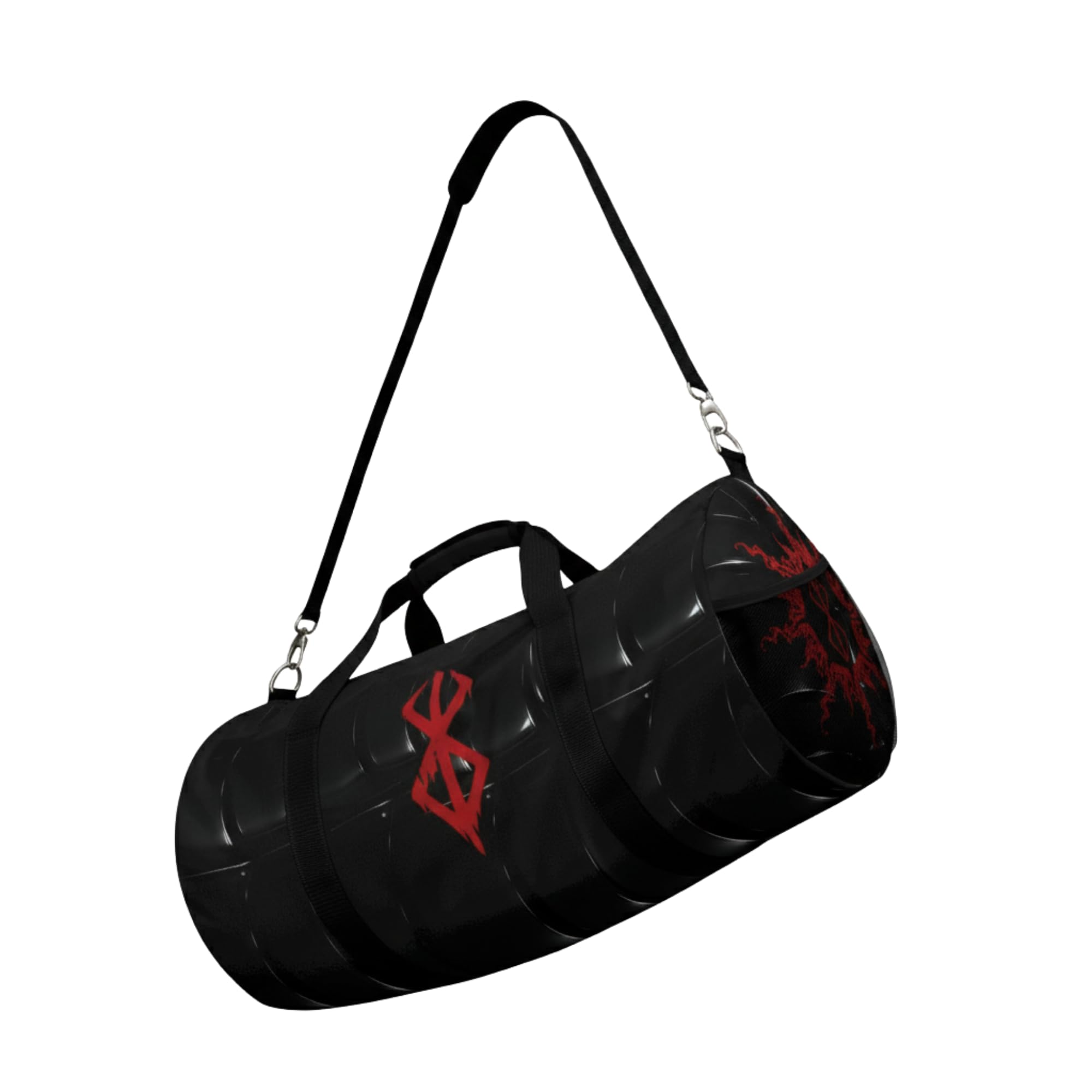 Anime Gym Bag for Women Men - Large Capacity Waterproof Workout Fitness Travel Sports Bags Fashion Street Camping ExpandaCLe Carry On Duffle Bag For Couple (Red Tachi) PTY