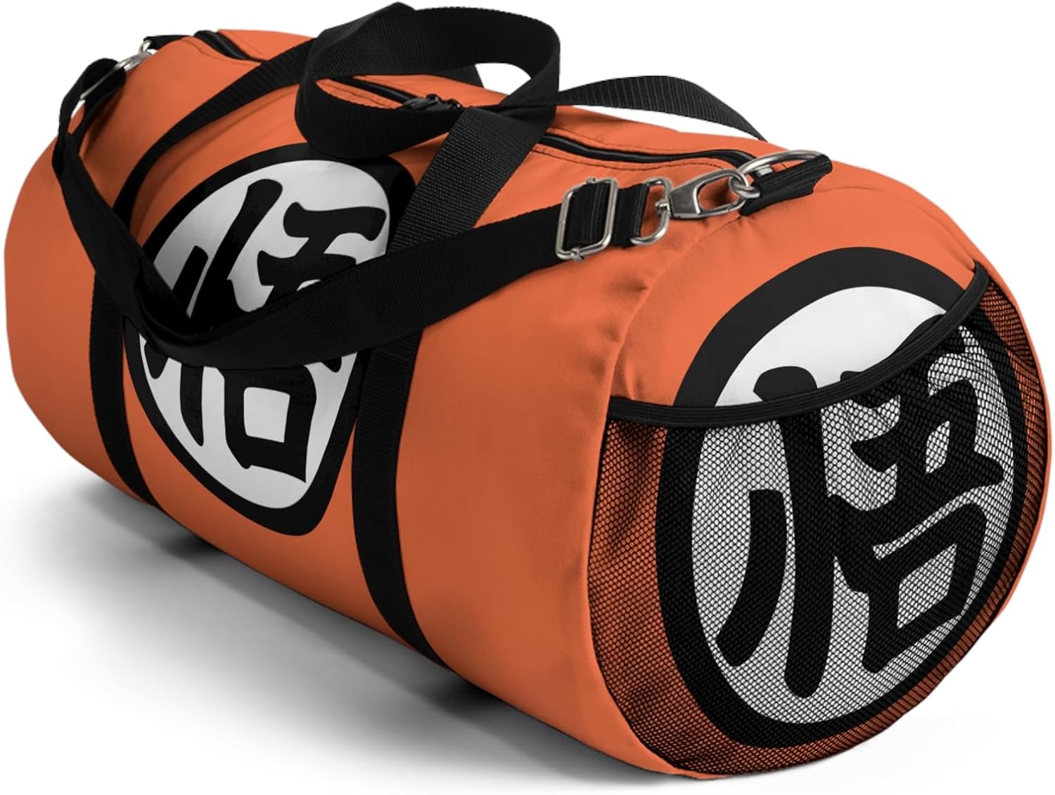 Anime Gym Bag for Women Men - Large Capacity Waterproof Workout Fitness Travel Sports Bags Fashion Street Camping ExpandaCLe Carry On Duffle Bag For Couple (Orange DZB)