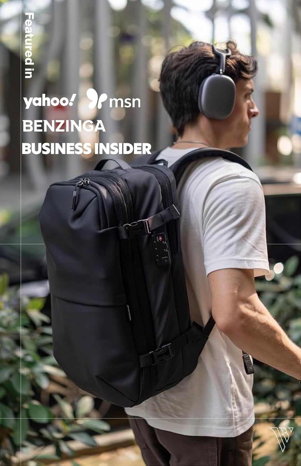 BlackVoyage Vortex Vacuum Seal Travel Backpack 60L Expandable Air Compression System Water Resistant TSA Lock Carry-On Suitcase Luggage Black AERO - Vacuum Pump Included