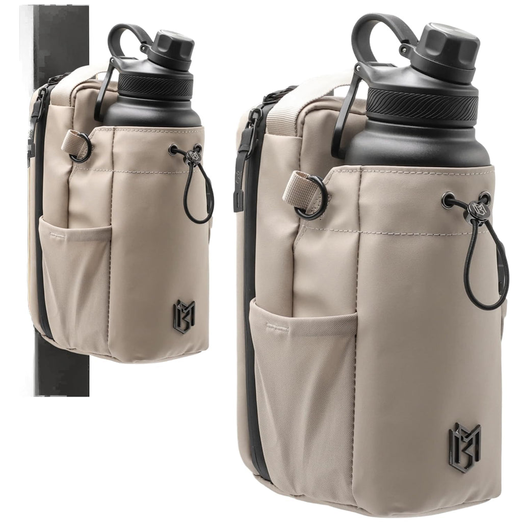 Magnetic Gym Bag for Men and Women – Sling Bottle with Magnetic Attachment | Water Bottle Holder, Gym Pouch, Crossbody Bag for Travel, Sports, Work, Fitness