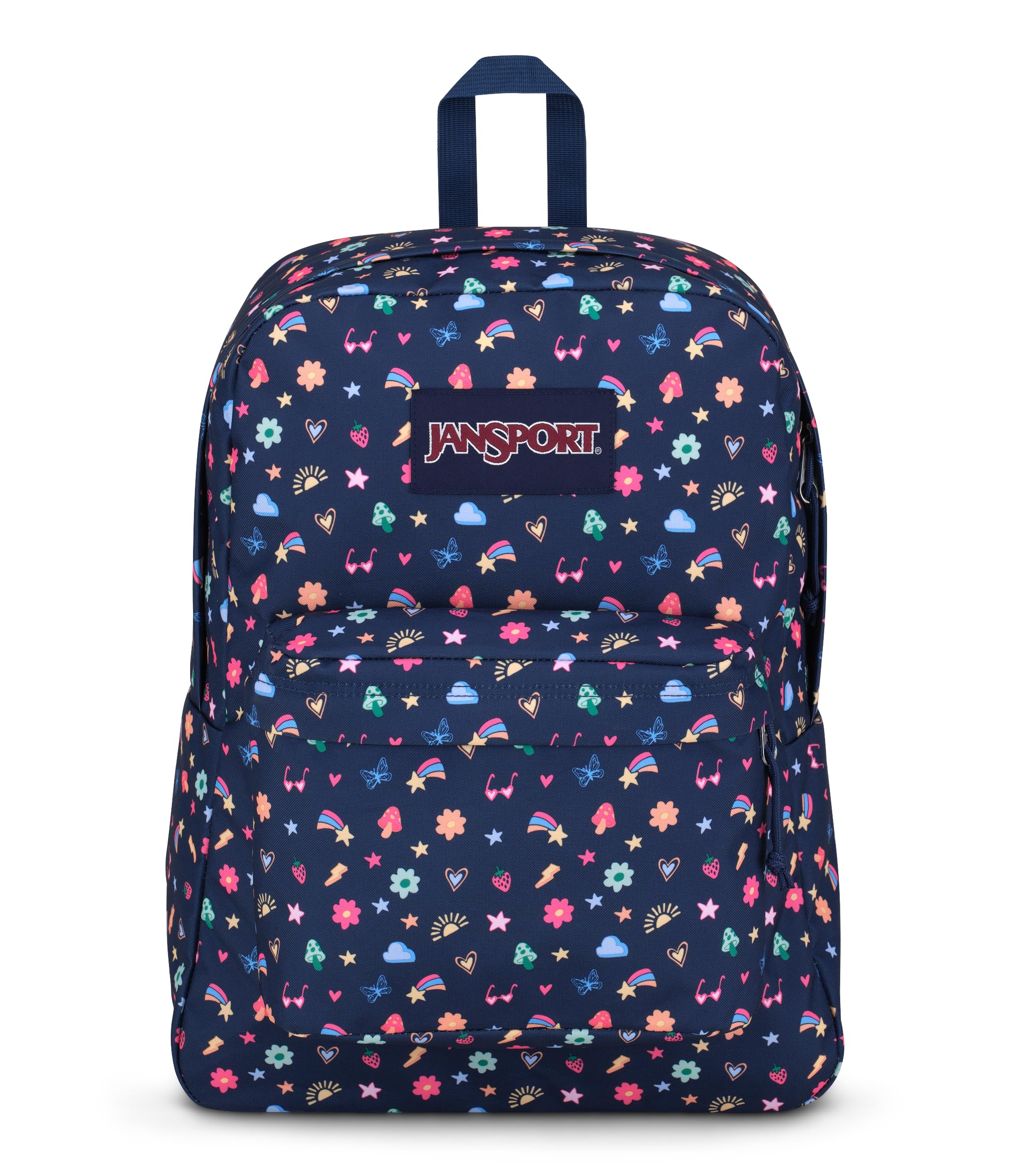 JanSport SuperBreak One Backpacks - Durable, Lightweight Bookbag with 1 Main Compartment, Front Utility Pocket with Built-in Organizer - Premium Backpack, Black